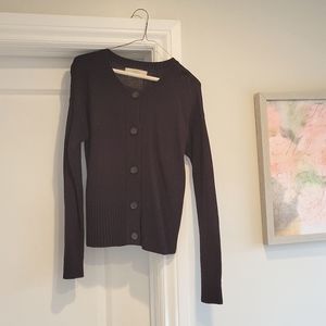 Ann Taylor Loft Sweater Eggplant